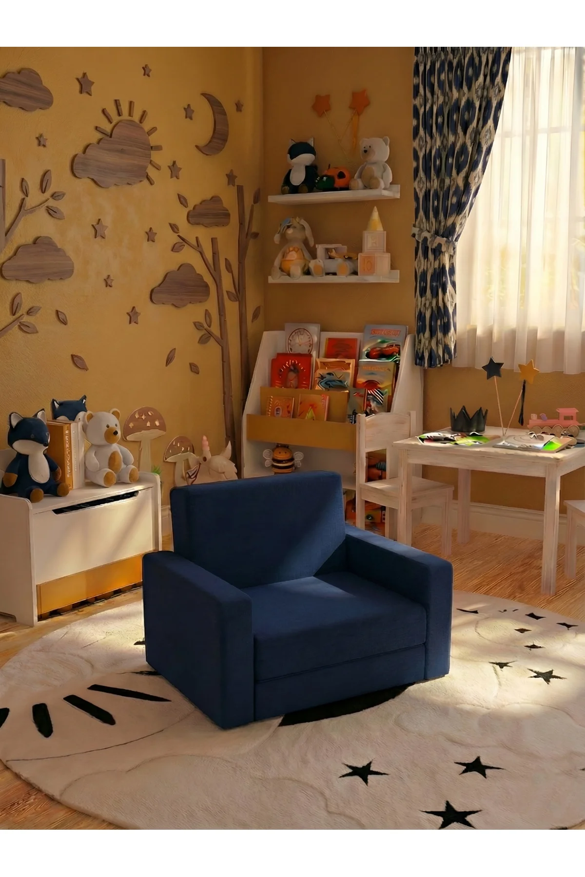 Çocuk Koltuğu Komple Sünger Katlanabilir Yataklı Minder Yatak (0-