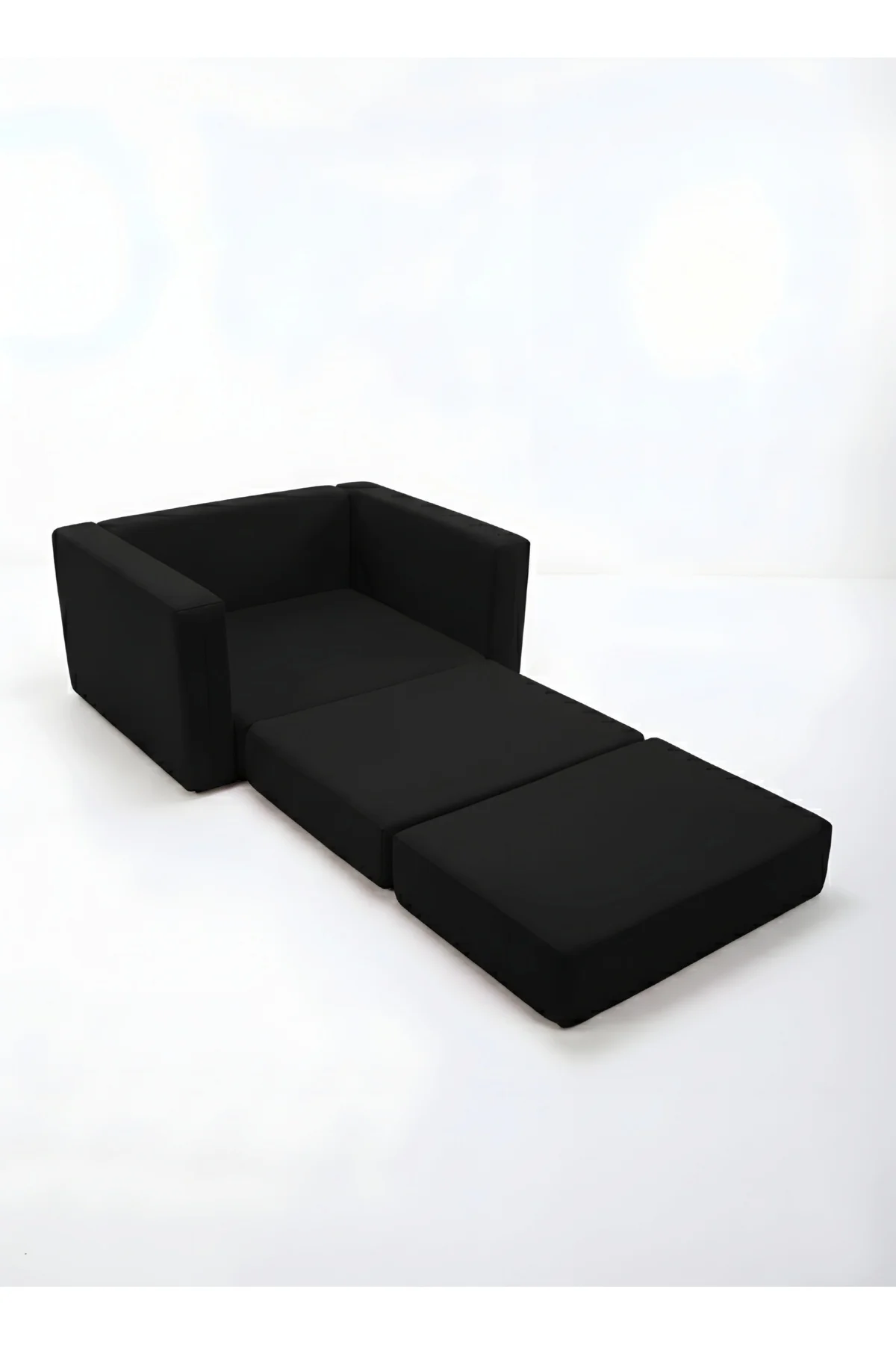 Çocuk Koltuğu Komple Sünger Katlanabilir Yataklı Minder Yatak (0-