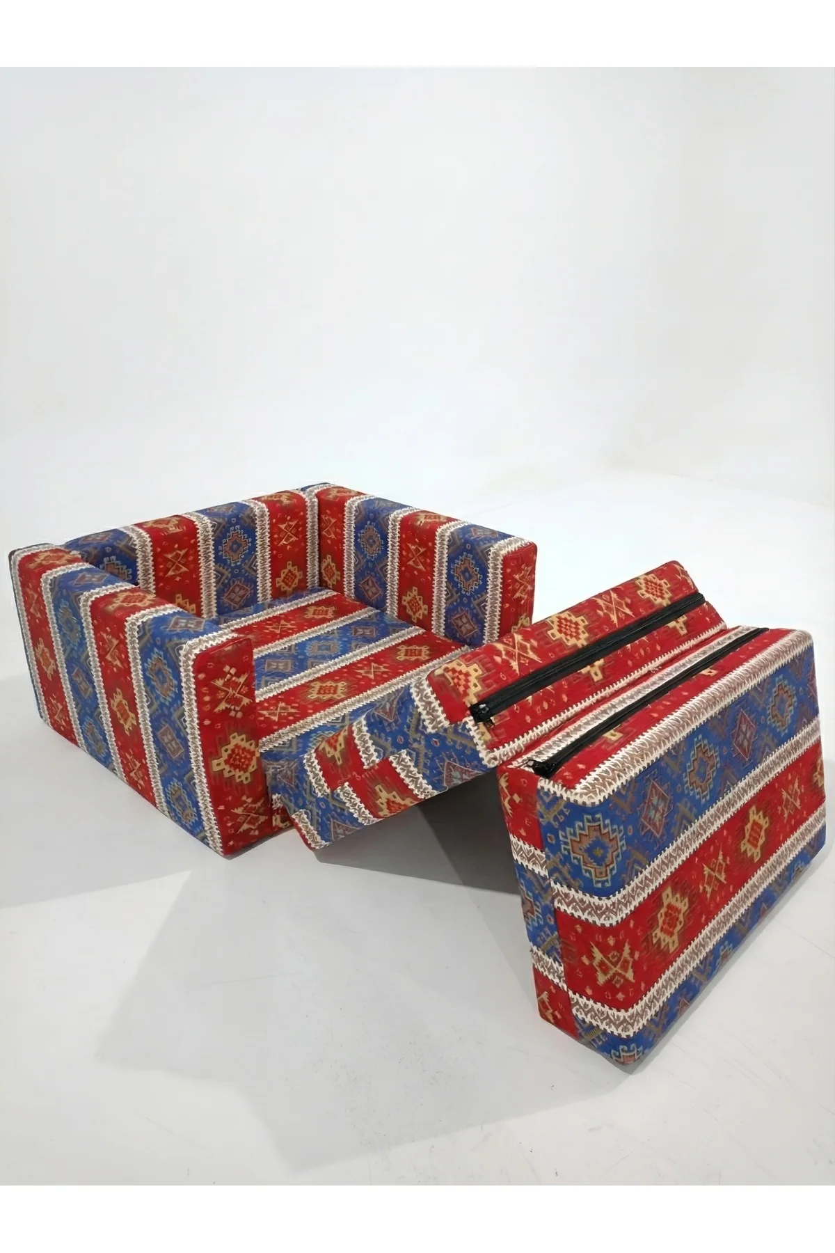 Çocuk Koltuğu Komple Sünger Katlanabilir Yataklı Minder Yatak (0-