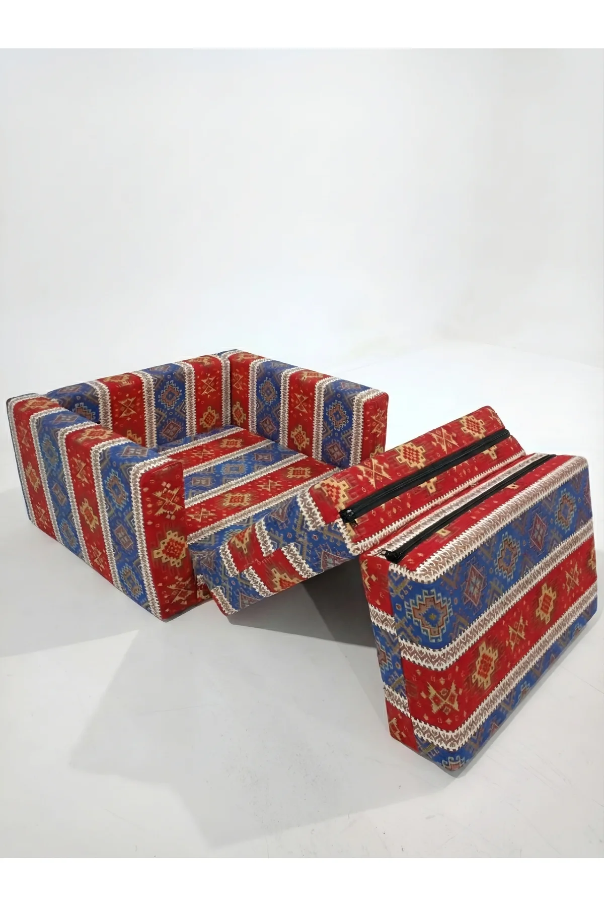 Çocuk Koltuğu Komple Sünger Katlanabilir Yataklı Minder Yatak (0-