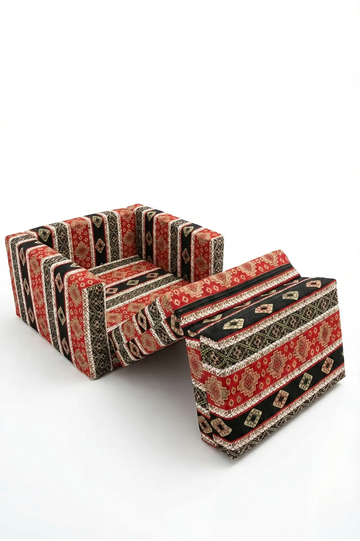 Çocuk Koltuğu Komple Sünger Katlanabilir Yataklı Minder Yatak (0-