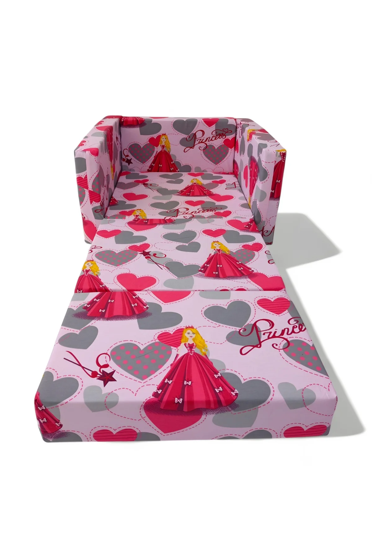 Çocuk Koltuğu Komple Sünger Katlanabilir Yataklı %100 Pamuklu Kum