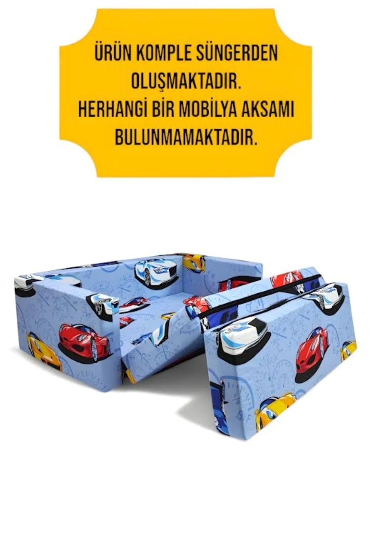 Çocuk Koltuğu Komple Sünger Katlanabilir Yataklı XXL (0-4 YAŞ)%100