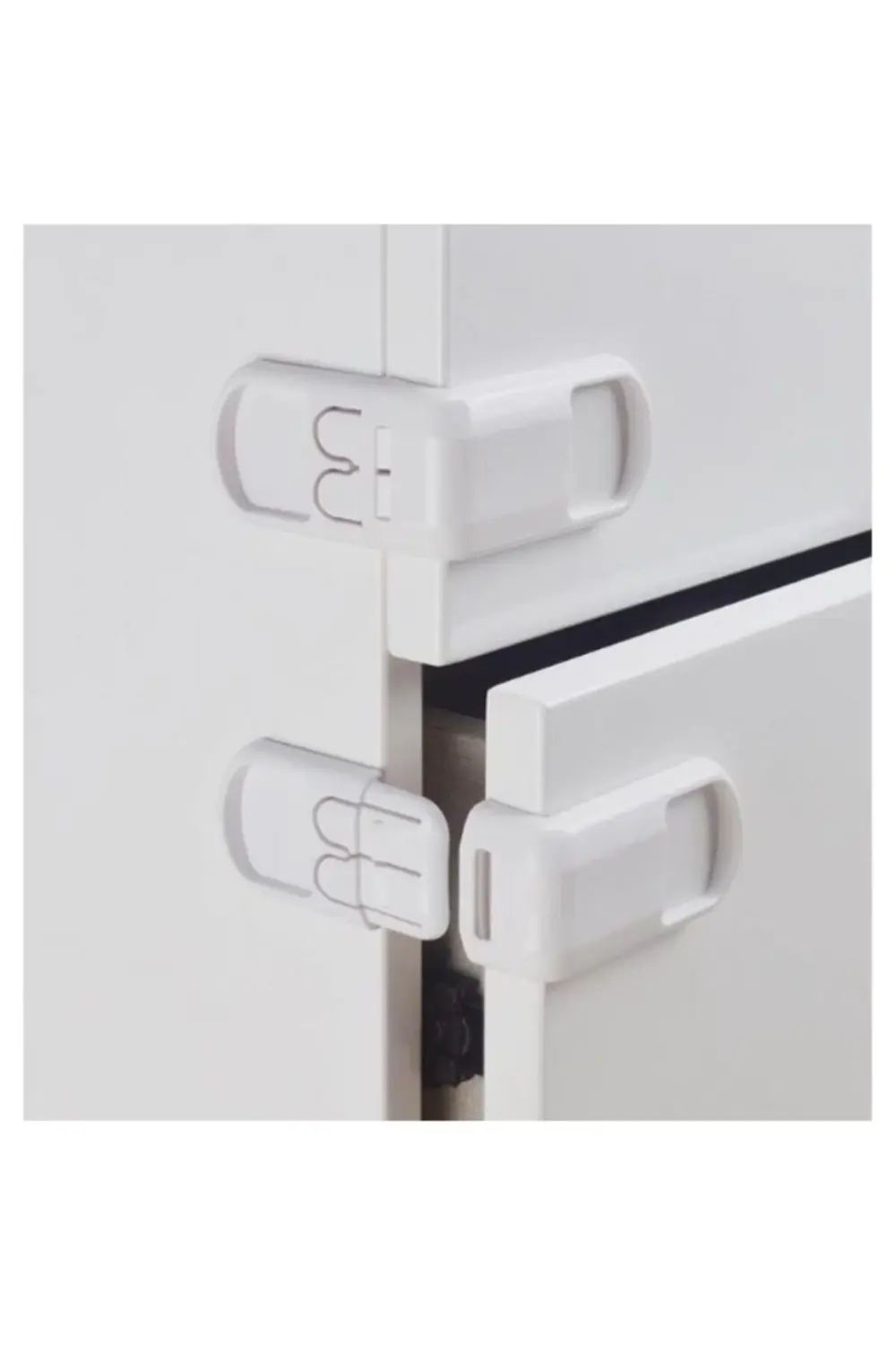 Çocuk Koruma Kilidi 2 Adet Köşe Bebek Güvenlik Kilit Dolap Çekmec