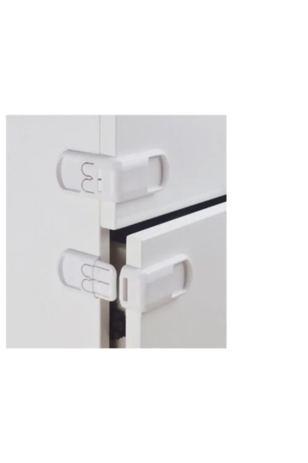 Çocuk Koruma Kilidi 2'li Köşe Bebek Güvenlik Kilit Dolap Ve Çekme