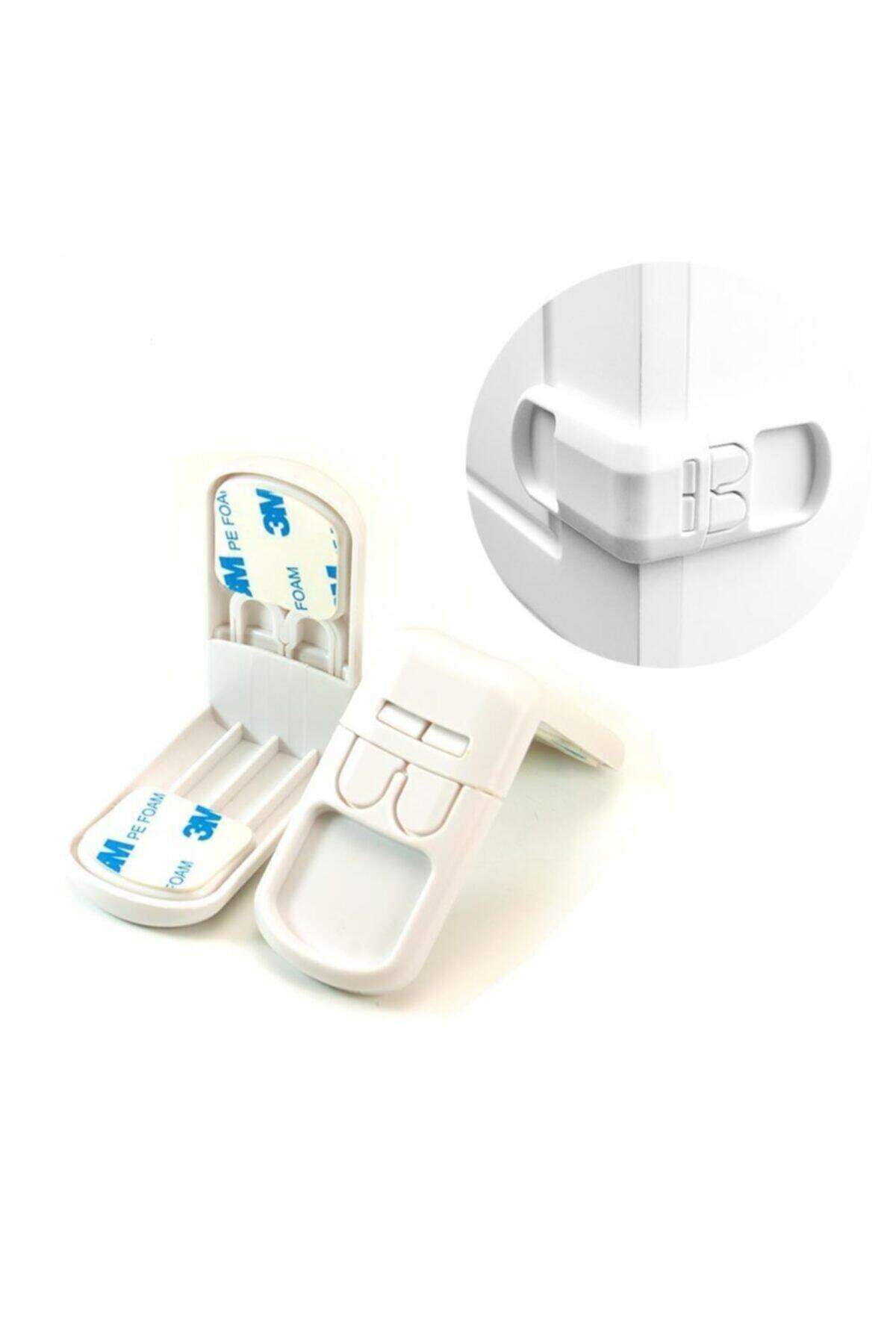 Çocuk Koruma Kilidi 2 Adet Köşe Bebek Güvenlik Kilit Dolap Çekmec