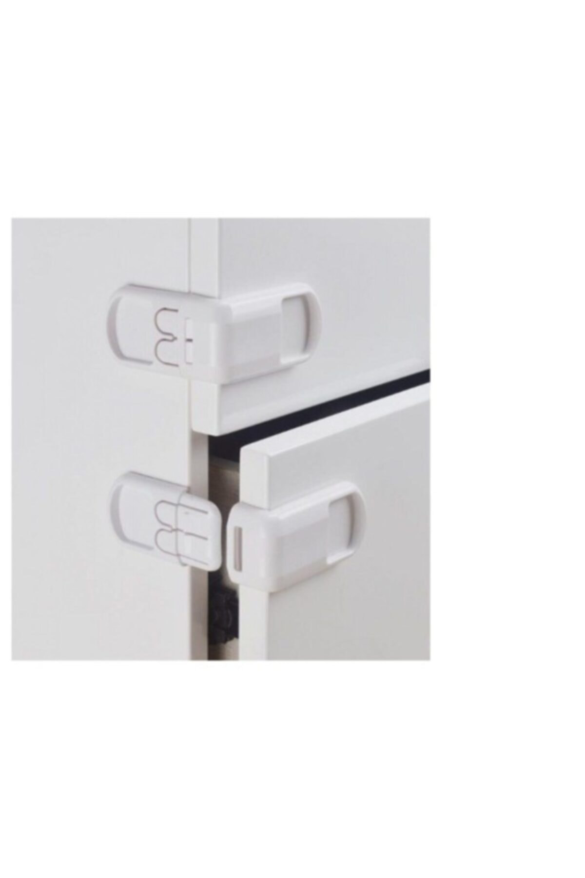 Çocuk Koruma Kilidi 2'li Köşe Bebek Güvenlik Kilit Dolap Ve Çekme