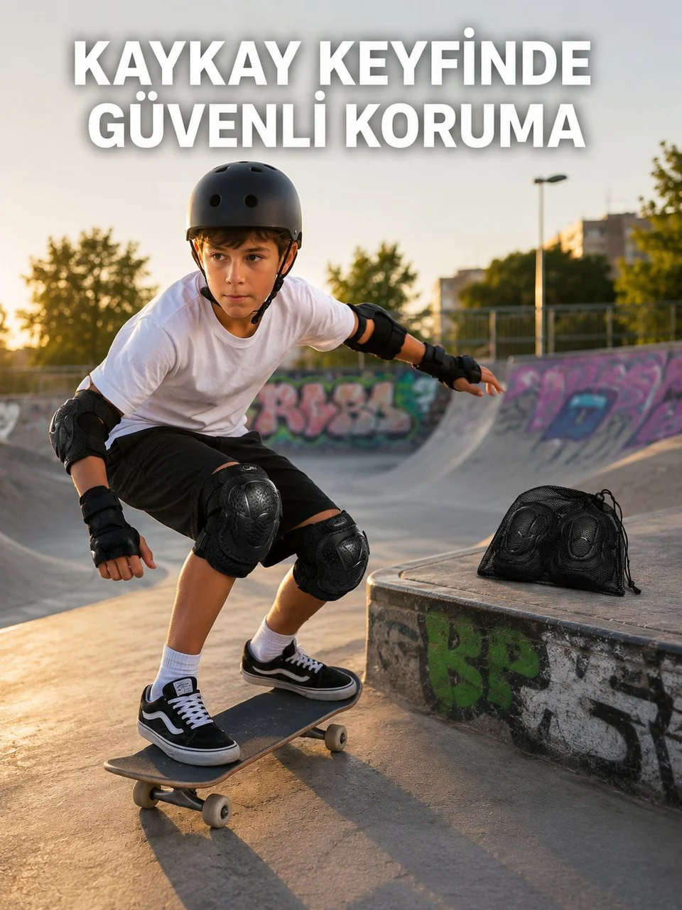 Çocuk Koruyucu Dizlik Dirseklik Ve El Bilek Koruyucu Seti 2 Adet Siyah - Lisinya Diğer Fiyatı, Yorumları ve Özellikleri