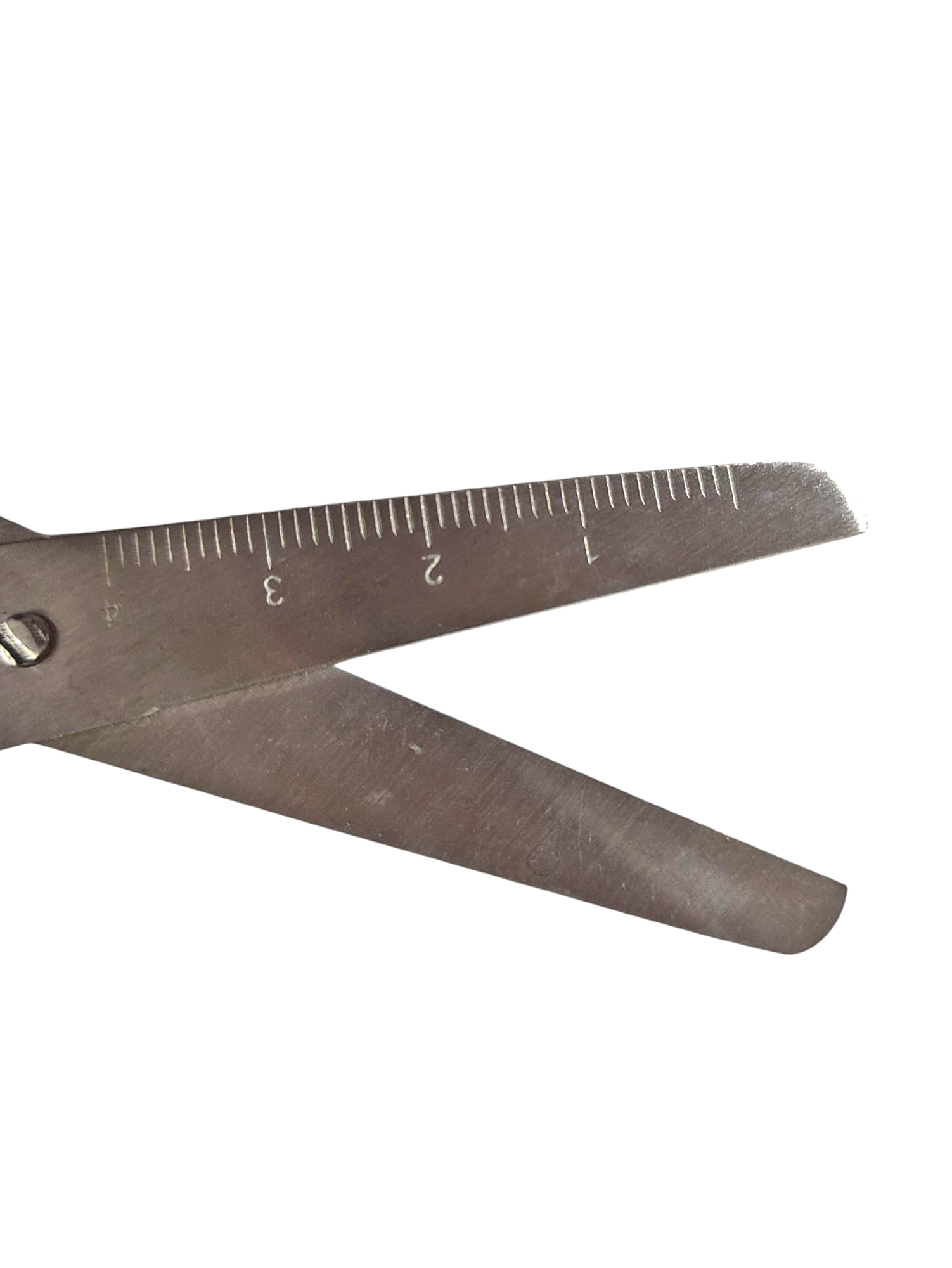 Limmy Çocuk Makası Küt Uçlu Cetvelli Okul Makası- Turuncu