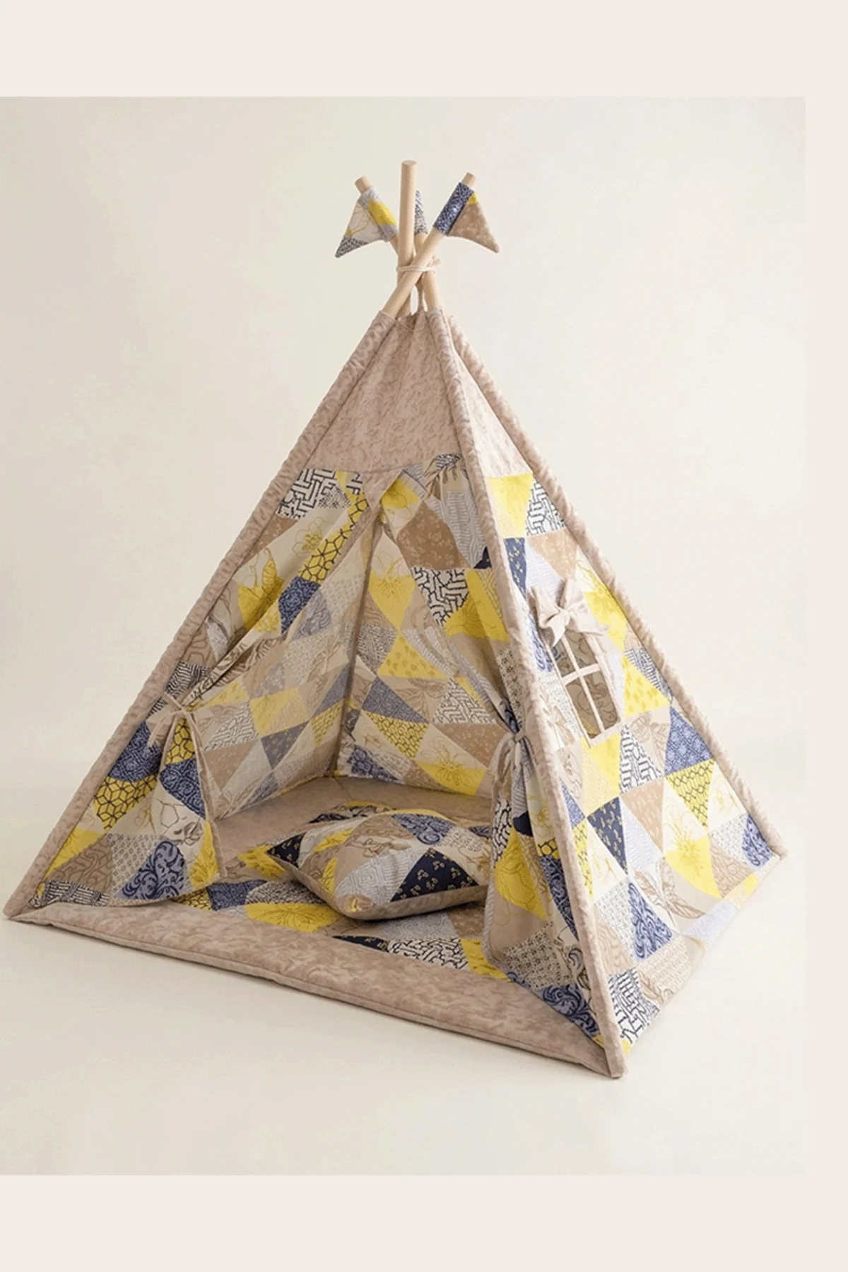 Çocuk Oyun Çadırı Minderli Yastıklı Dekoratif Oyun Evi