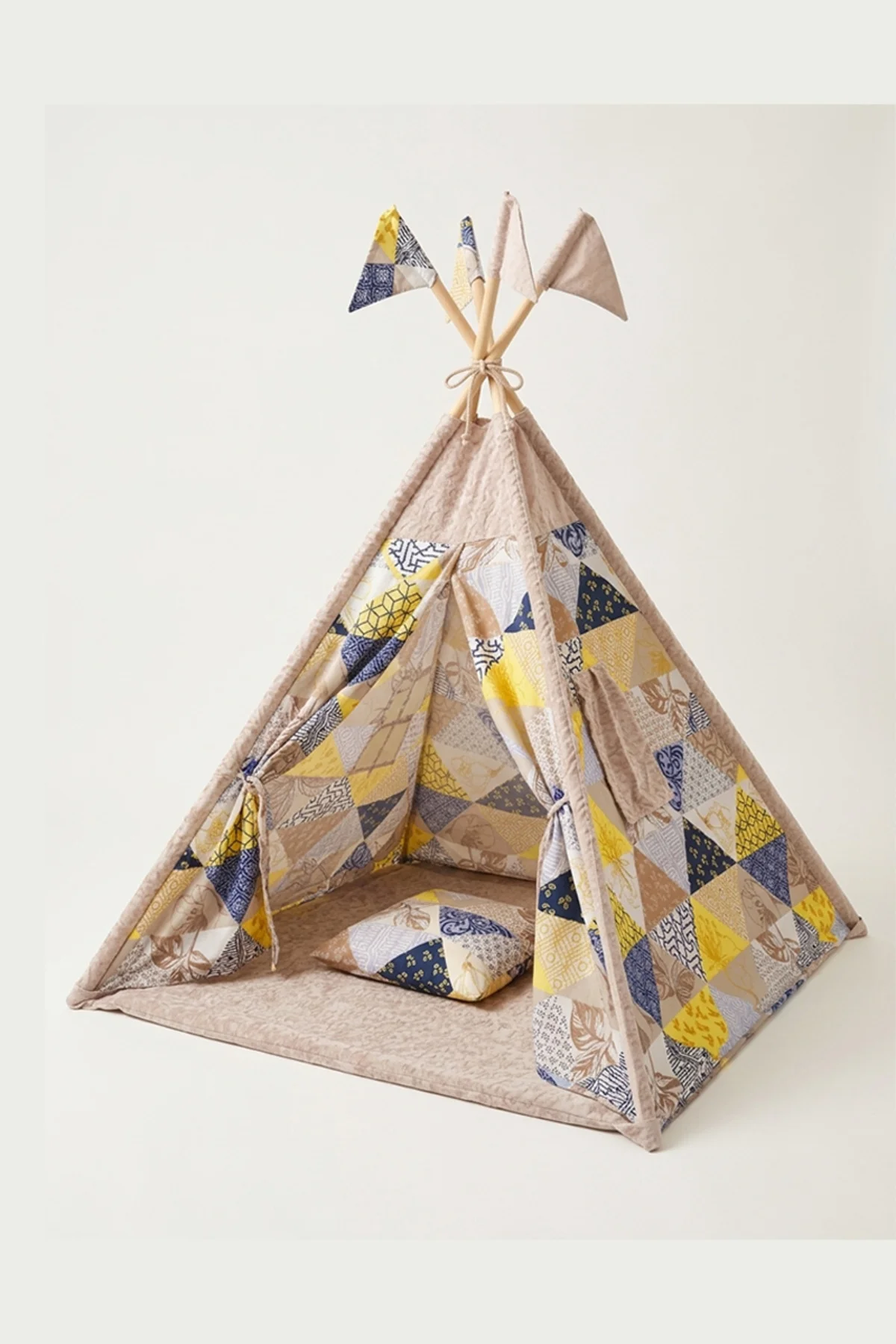 Çocuk Oyun Çadırı Minderli Yastıklı Dekoratif Oyun Evi