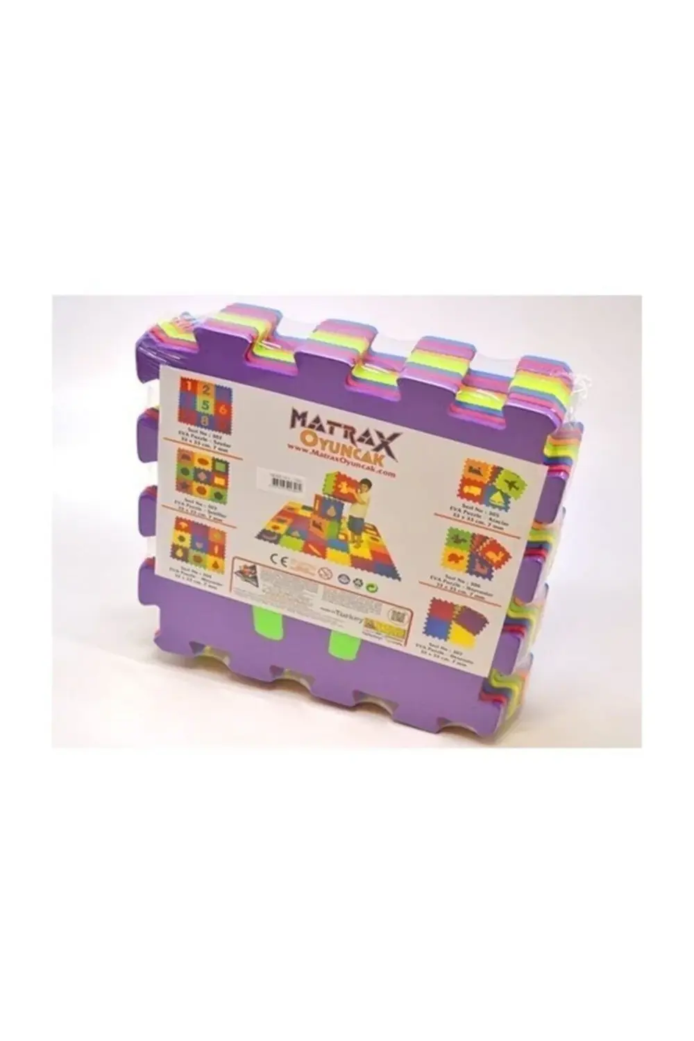 Çocuk Oyun Karosu - Eva Puzzle Yer Matı - Hayvanlar