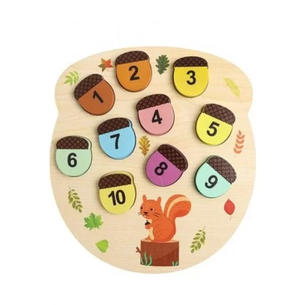 Çocuk Puzzle ve Yapboz Sincap bul-tak ahşap Fiyatı, Yorumları ve Özellikleri