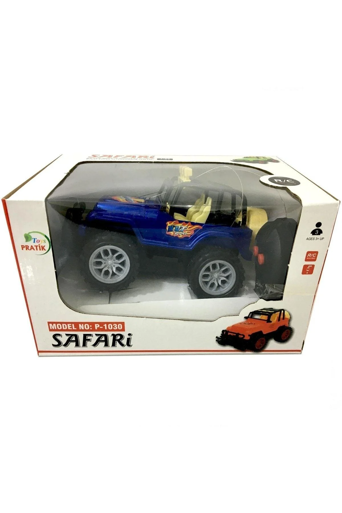 Çocuk Safari Arazi Aracı Uzaktan Kumandalı Yarım Fonksiyon ( Iler