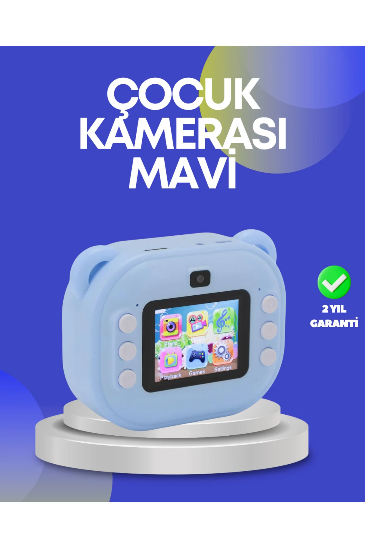 Çocuk Şipşak Kamera – 24MP HD Çift Lensli Termal Baskı Teknolojili
