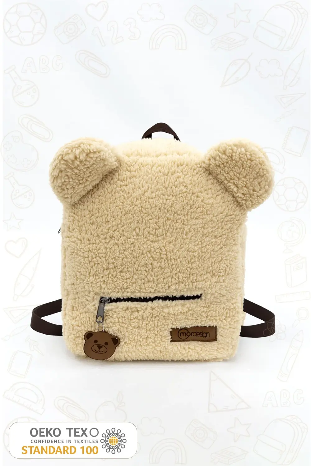 Çocuk Sırt Çantası: Kreş/Anasınıfı İçin Teddy Kumaş Çanta, Morted