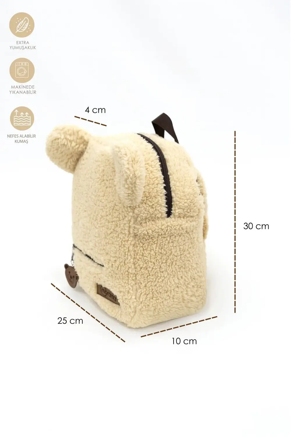 Çocuk Sırt Çantası: Kreş/Anasınıfı İçin Teddy Kumaş Çanta, Morted