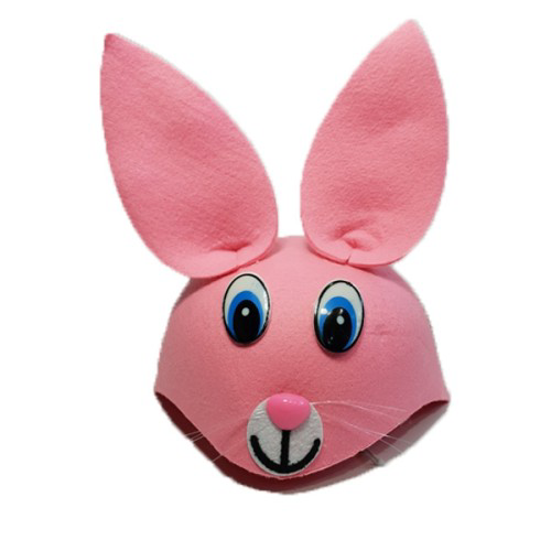 Woody Sofia Çocuk Tavşan Şapkası Pembe Renk