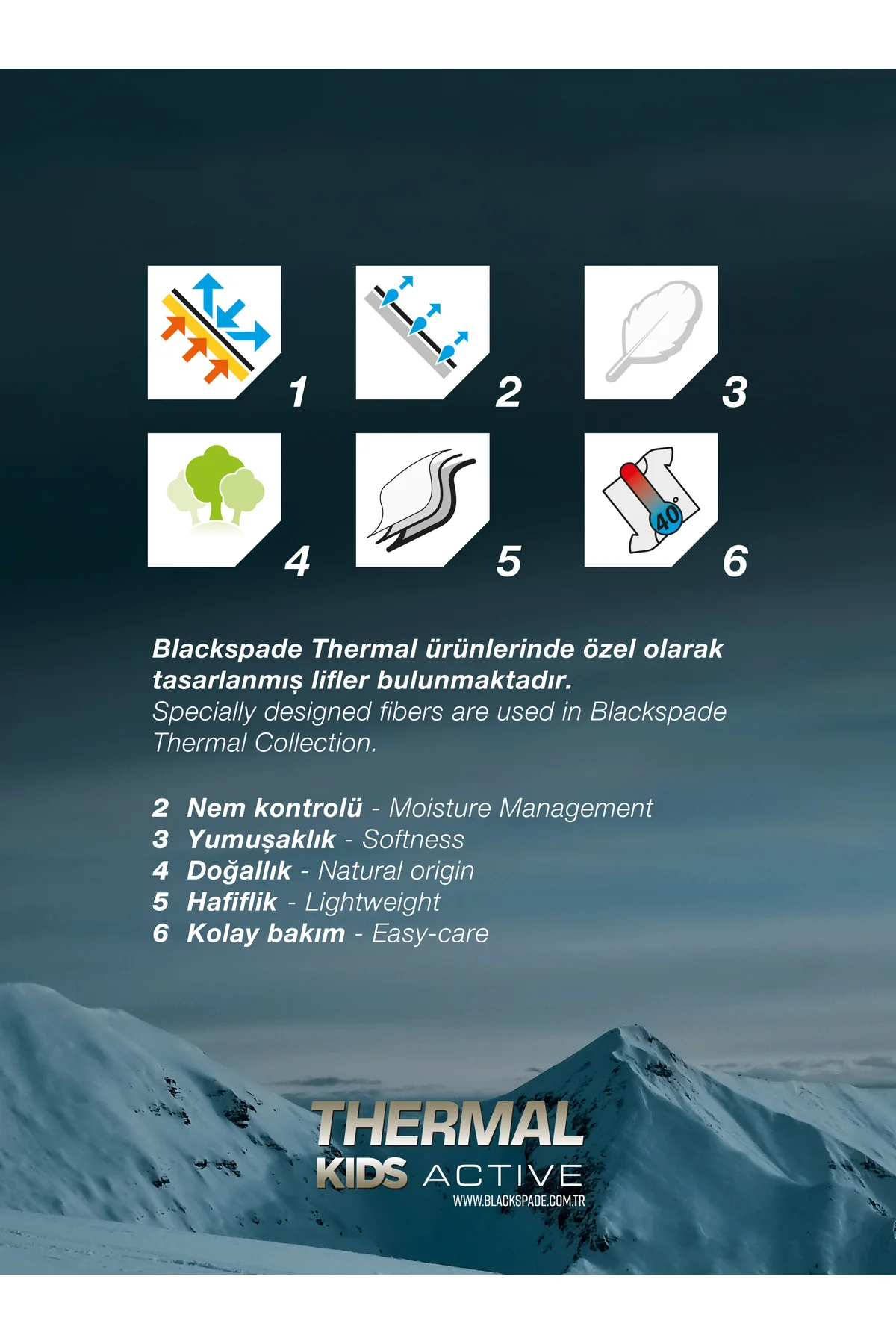 Çocuk Termal Tişört 2. Seviye 9267 - Siyah