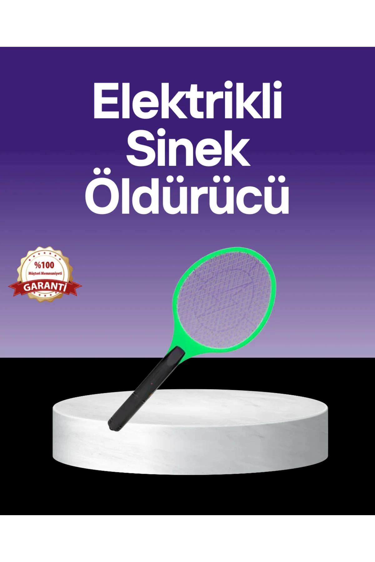 Çocuk ve Evcil Hayvan Dostu Elektrikli Sinek Raketi | Güvenli Kul
