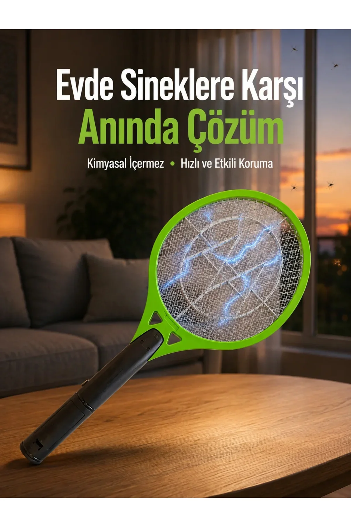 Çocuk ve Evcil Hayvan Dostu Elektrikli Sinek Raketi | Güvenli Kullanım Yeni Nesil Çocuk ve Evcil Hayvan Dostu Elektrikli Sinek Raketi | Güvenli Kullanım Yeni Nesil