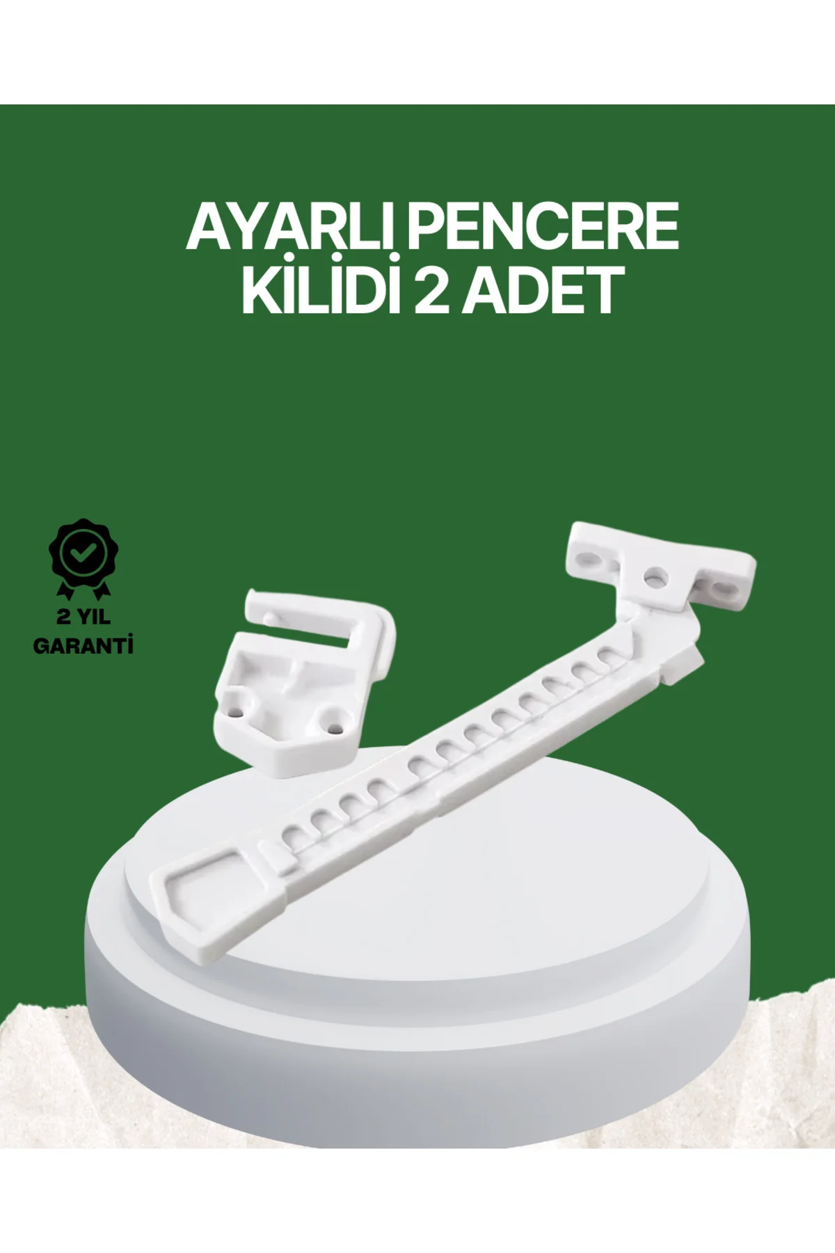 Çocuk ve Evcil Hayvanlar İçin Pencere Emniyet Kilidi 2 Adet