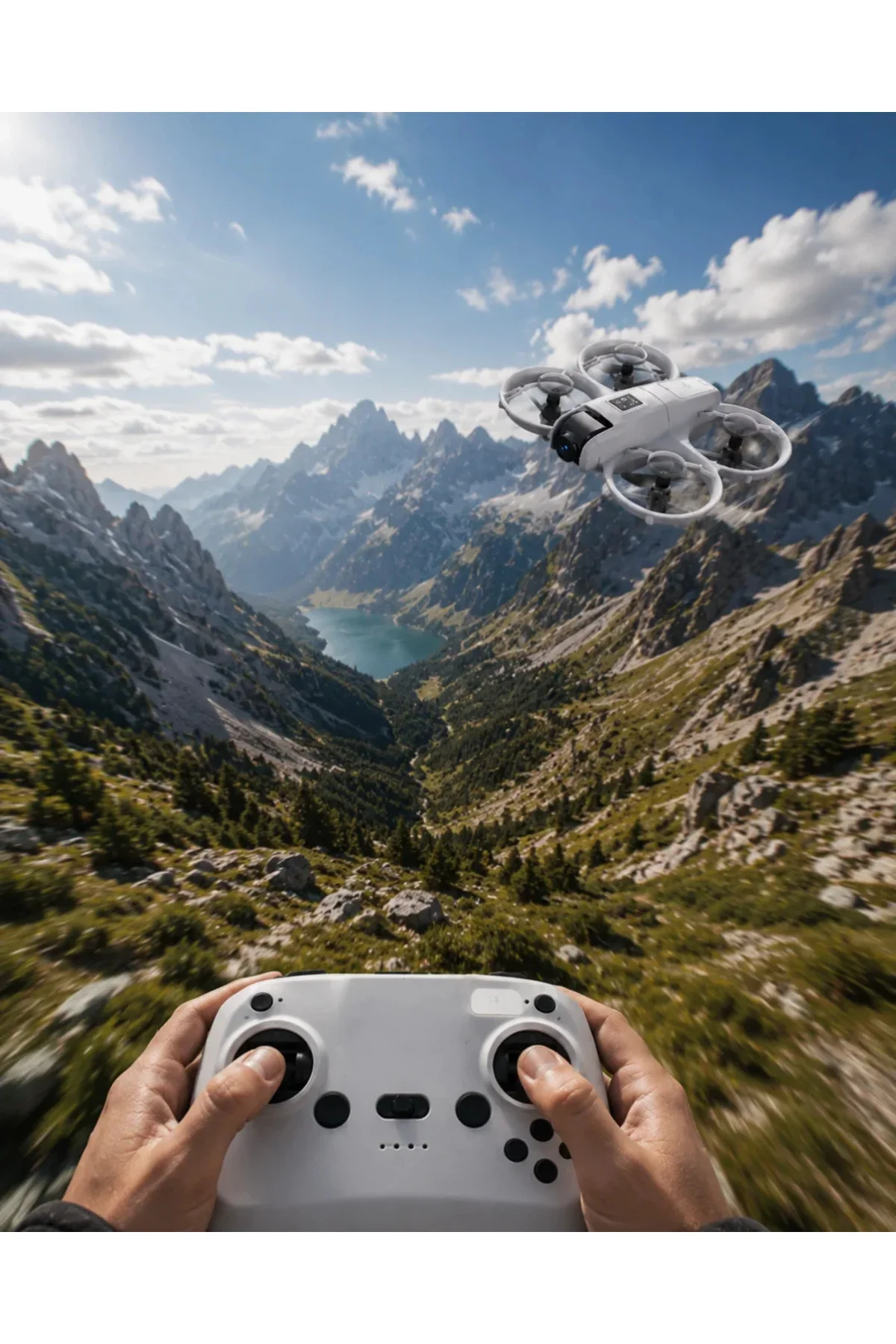 Çocuk ve Yetişkin Kullanımına Uygun Kameralı Akıllı Drone