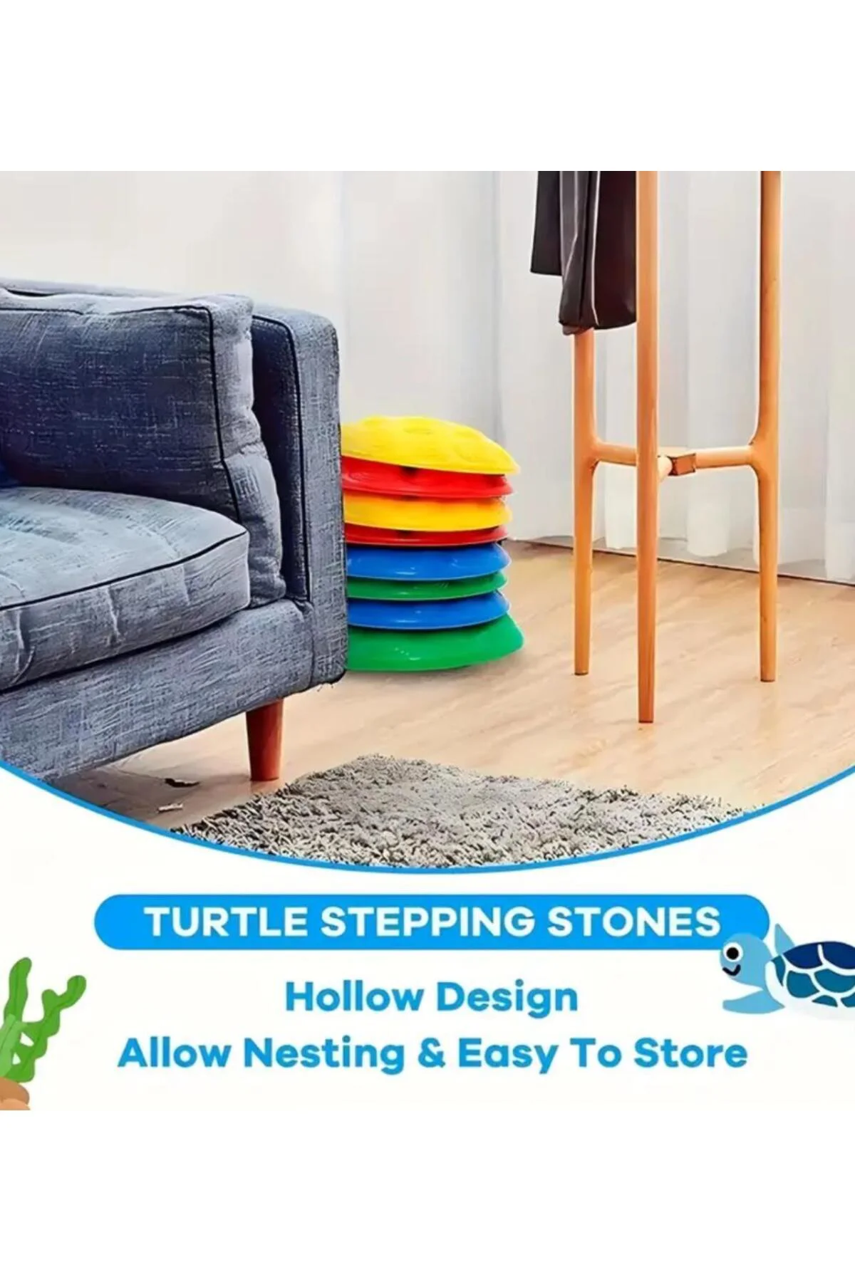 Çocuk Yarım Küre Denge ve Koordinasyon Adası 6 Lı Set