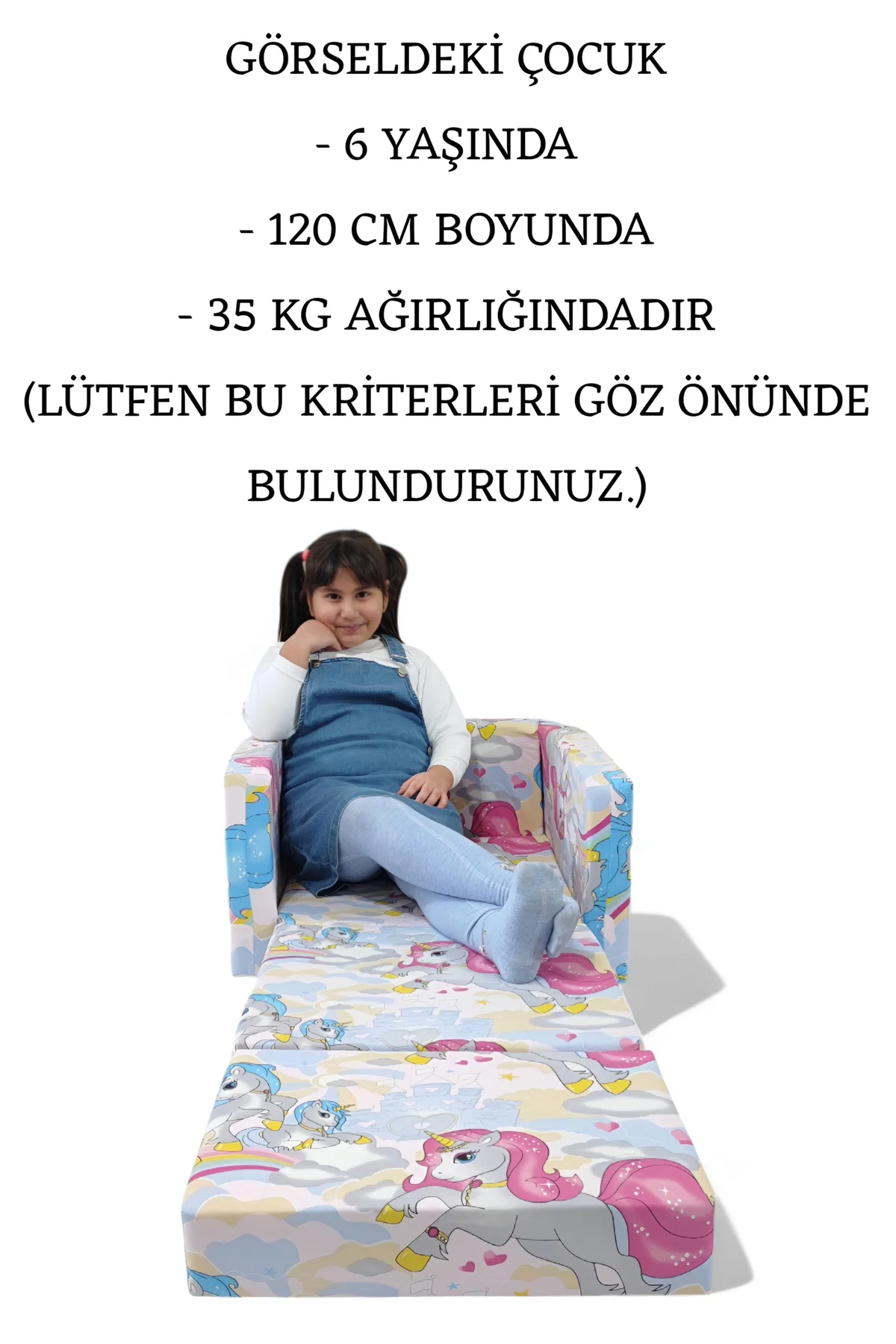 Çocuk Yatağı Komple Sünger Katlanabilir Koltuklu-(0-4 YAŞ)%100 Pa