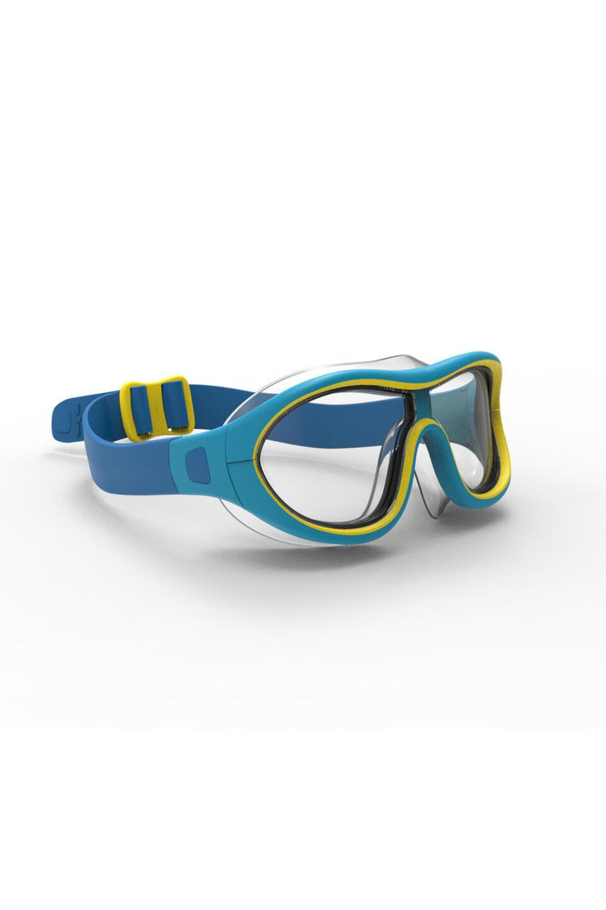 - Çocuk Yüzme Gözlüğü Yüzücü Gözlüğü Yüzücü Maskesi S Boy Mavi Sa