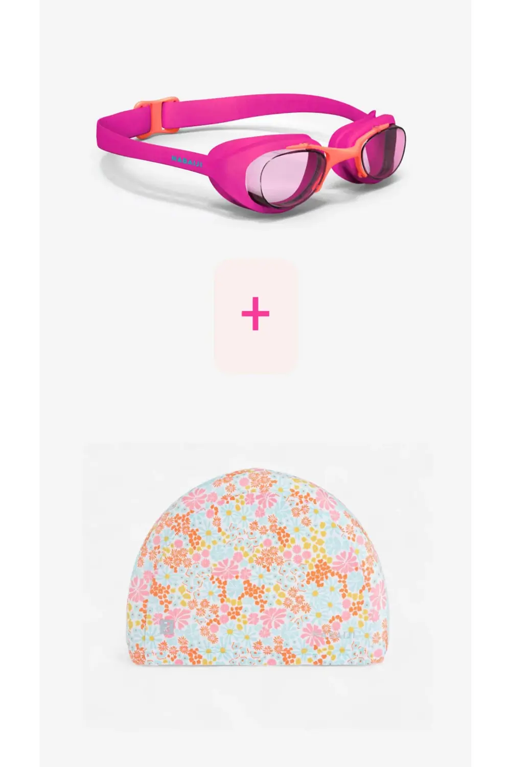 Çocuk Yüzme Gözlüğü ve Bone Seti