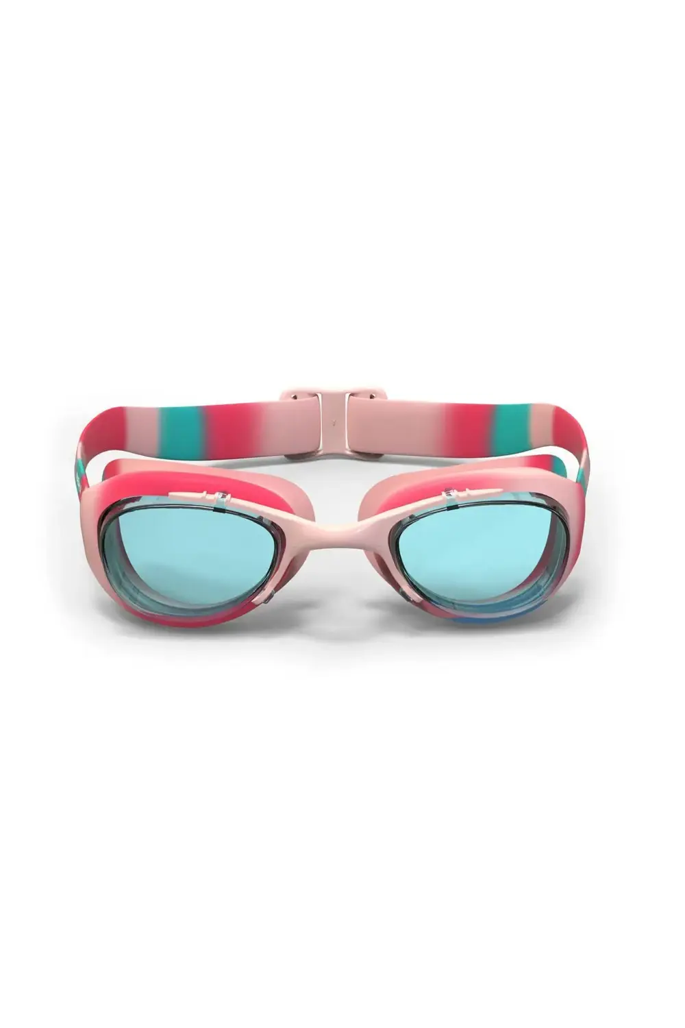 Çocuk Yüzücü Gözlüğü - Pembe/mavi - Şeffaf Camlar - Xbase
