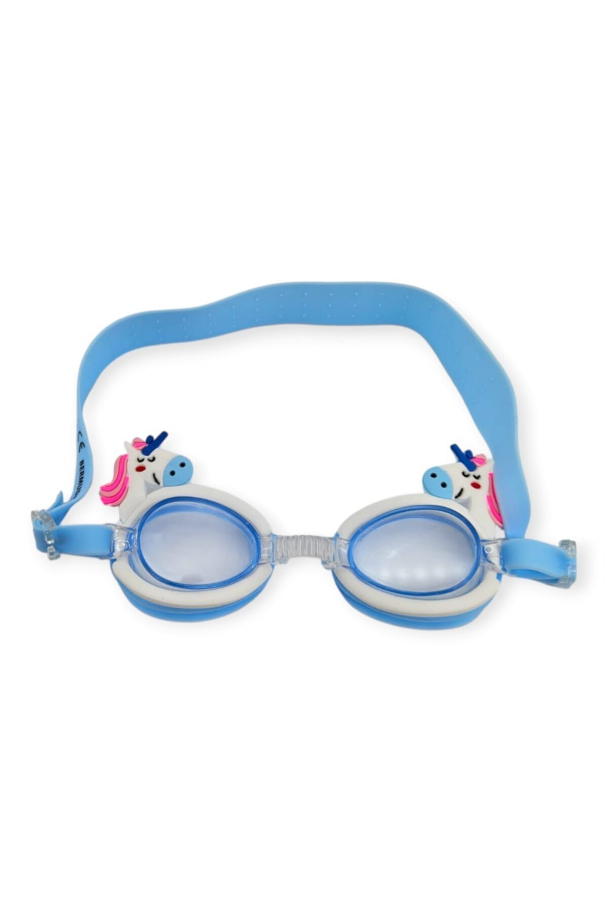 Çocuk Yüzücü Gözlüğü Silikon Taşıma Çantalı Pony - 9014