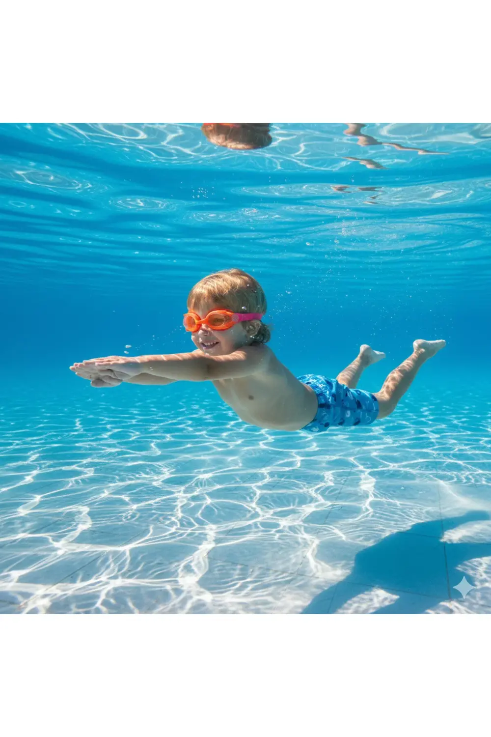 Çocuk Yüzücü Kemik Gözlük - Yüzme - Gözlük - Havuz Gözlüğü - Deni