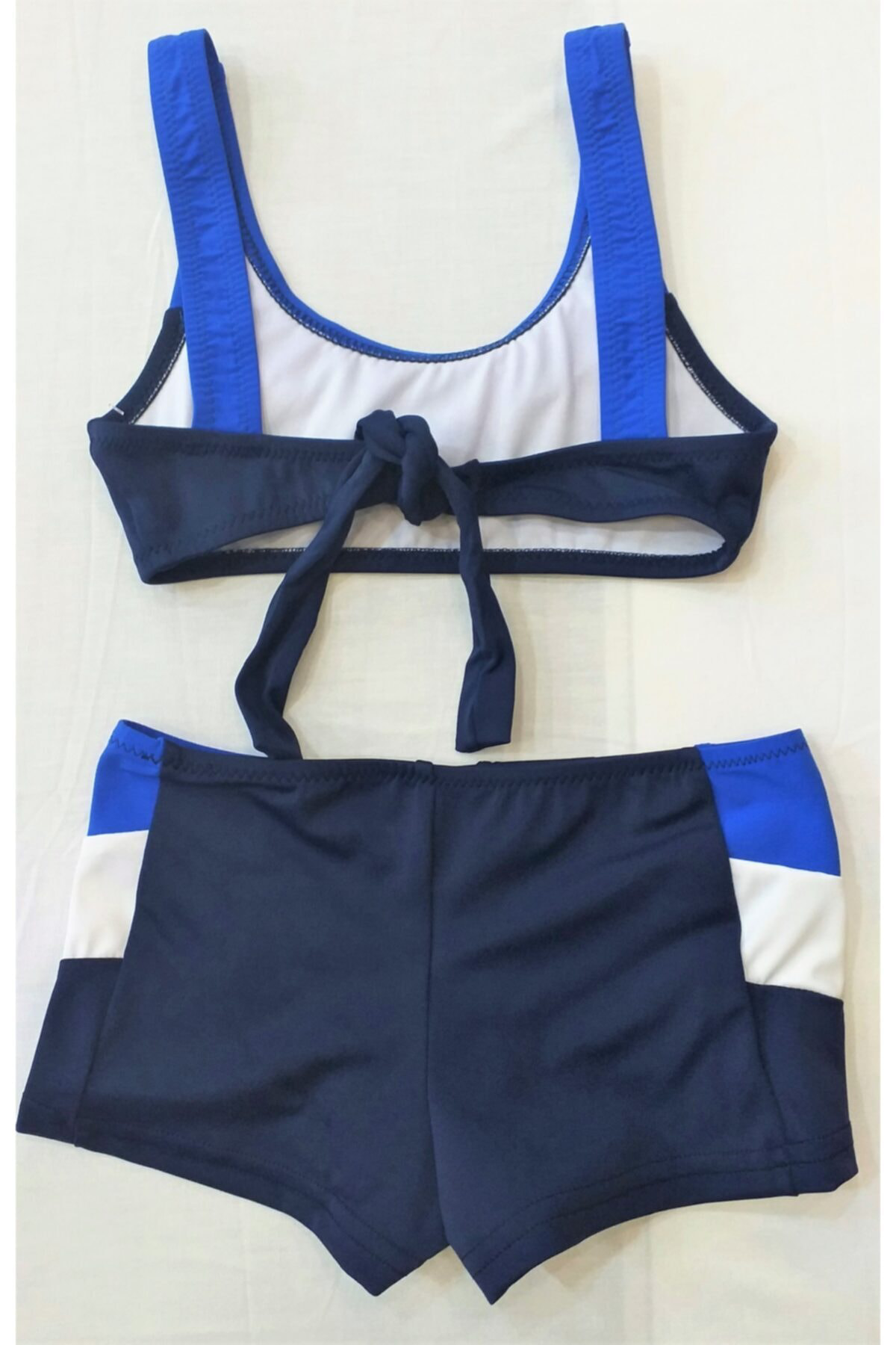 Sunsurf Çocuk Yüzücü Şortlu Bikini Lacivert