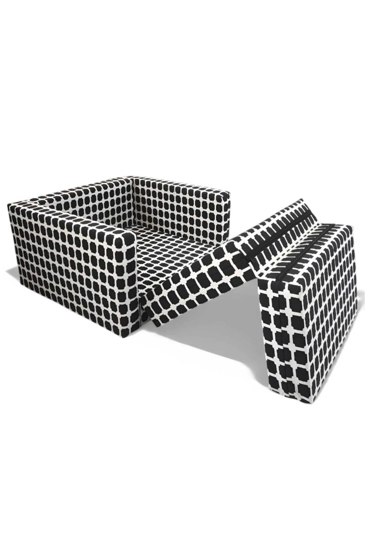 Çocuk/Bebek Mini Koltuğu Katlanabilir Yataklı Komple Sünger  (0-5