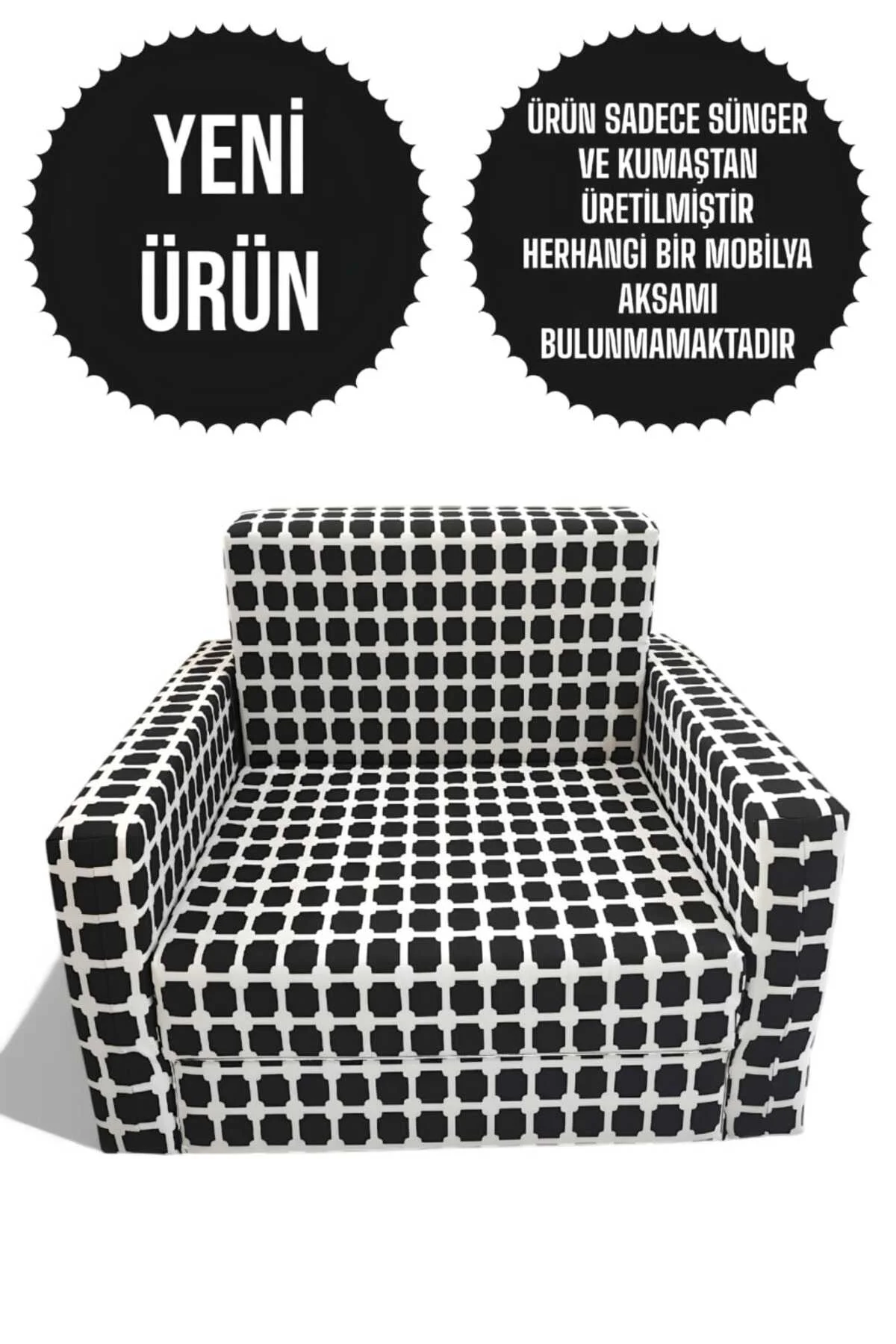 Çocuk/Bebek Mini Koltuğu Katlanabilir Yataklı Komple Sünger  (0-5