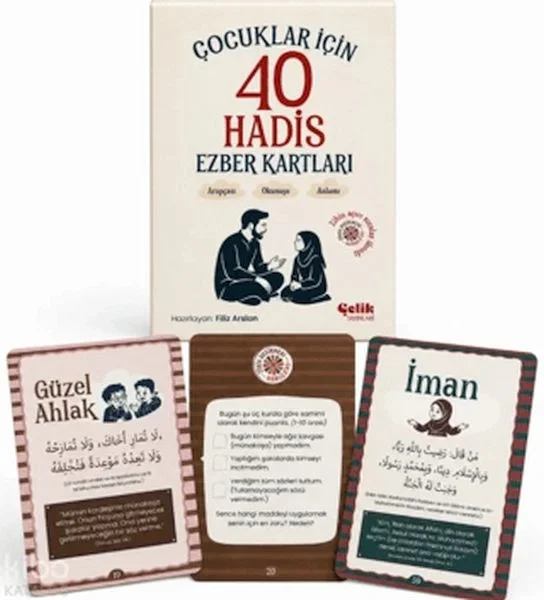Çocuklar için 40 Hadis Ezber Kartları Fiyatı, Yorumları ve Özellikleri