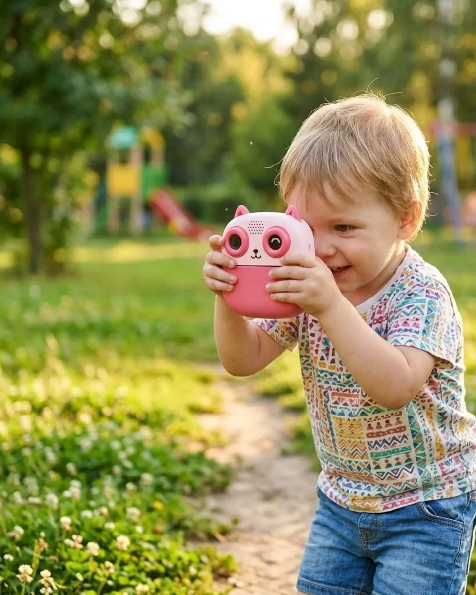 Çocuklar İçin Anında Baskılı Kamera - Eğitici ve Yaratıcı Fotoğraf Makinesi