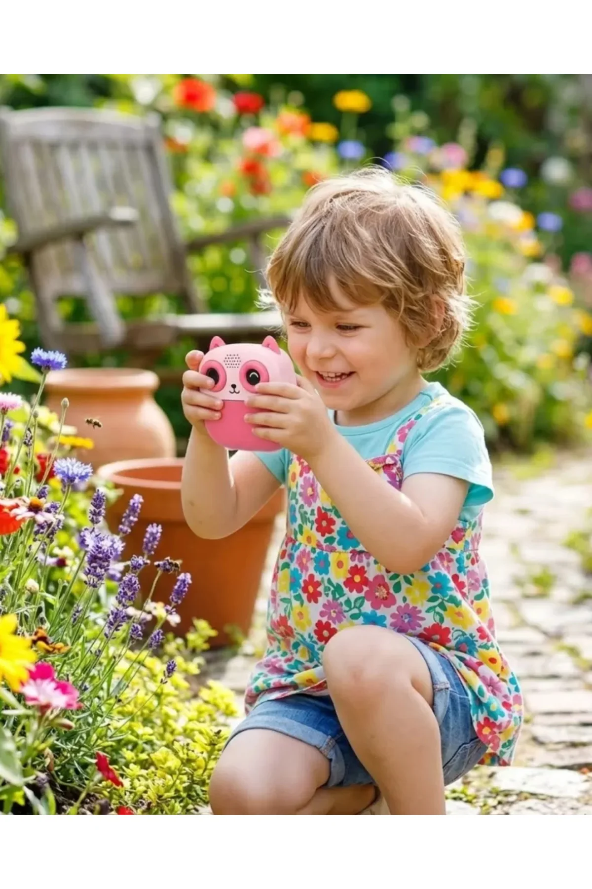 Çocuklar İçin Baskılı Mini Kamera 6 Kalem 5 Kağıt Rulosu Hediyeli