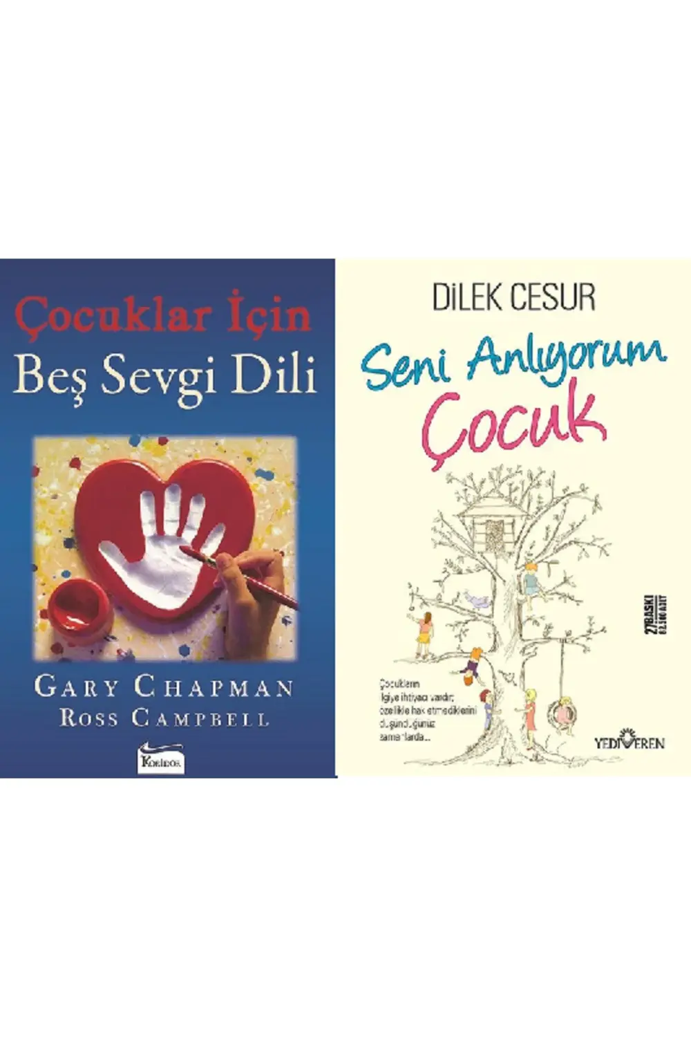 Çocuklar için Beş Sevgi Dili + Seni Anlıyorum Çocuk 2 Kitap Set