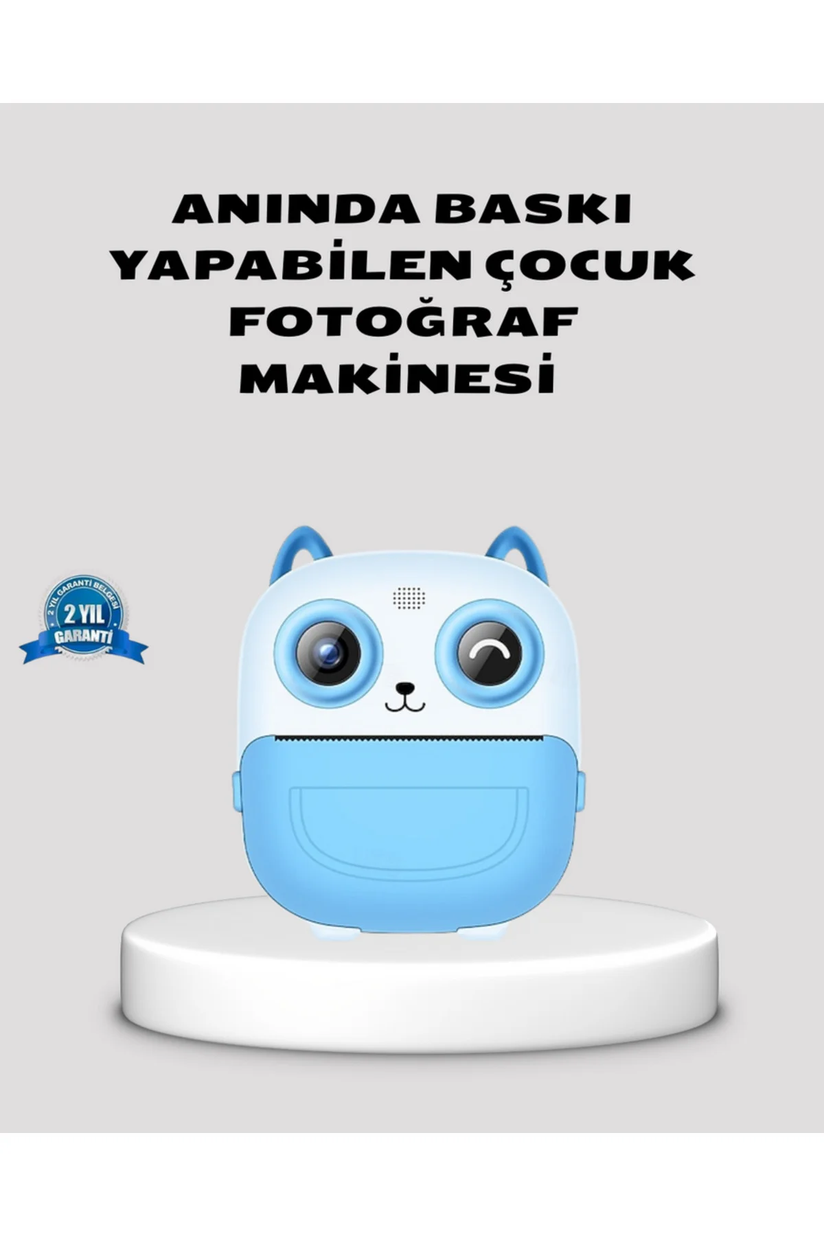 Çocuklar İçin Dijital Kamera Termal Yazıcı 48MP Çift Kamera 1300m