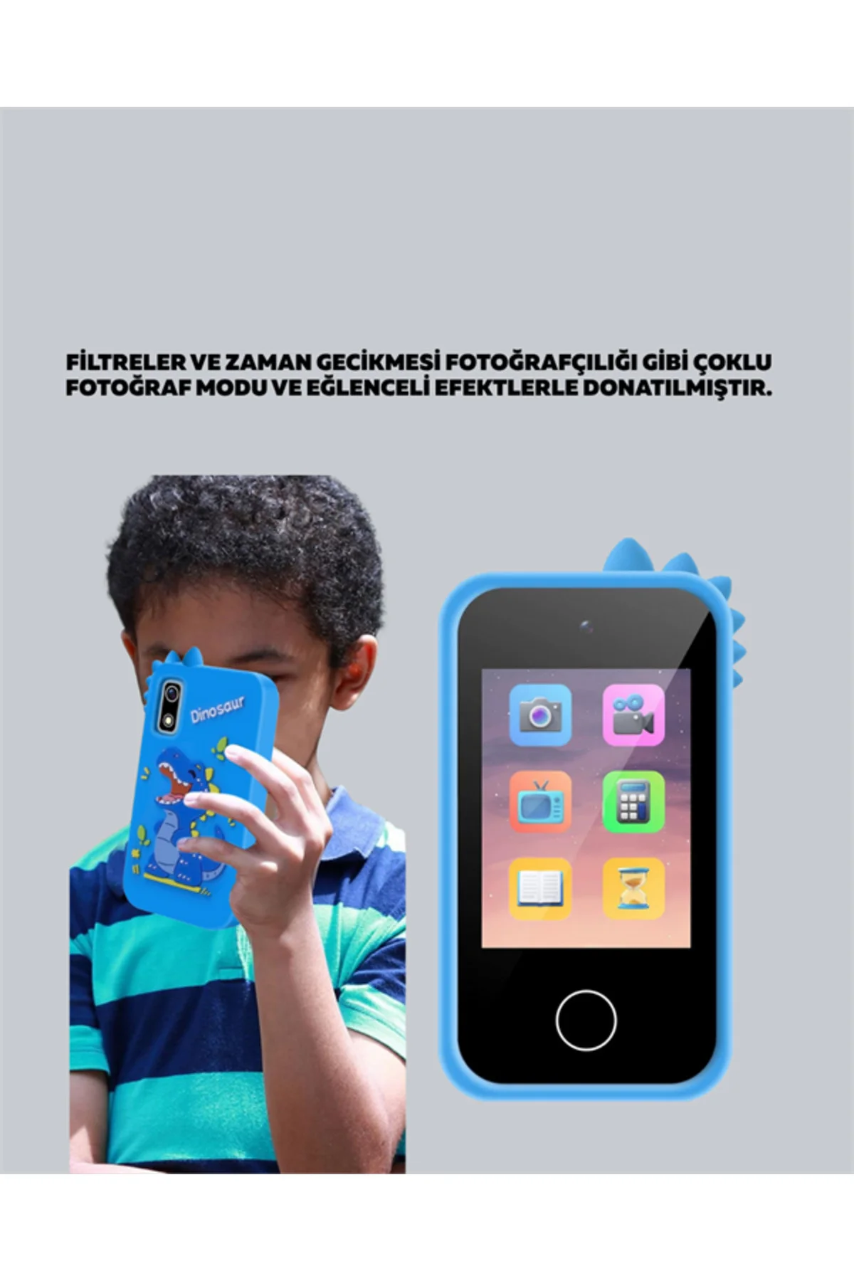 Çocuklar İçin Eğitici ve Eğlenceli Dijital Kamera - Lisinya