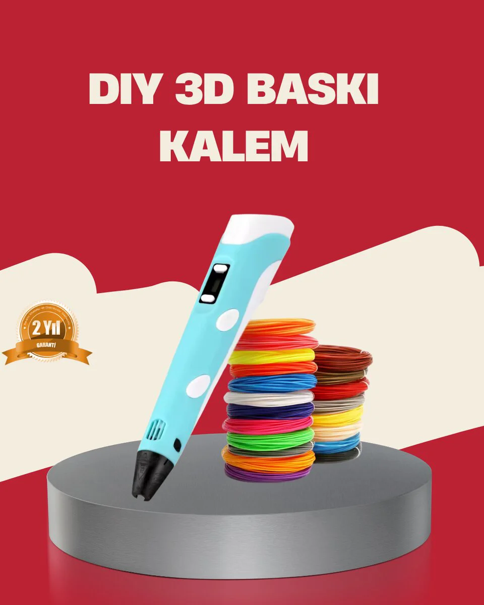 Çocuklar İçin Güvenli 3D Yazıcı Kalem - Güvenli 3D Çizim ve Yaratıcılık Fiyatı, Yorumları ve Özellikleri