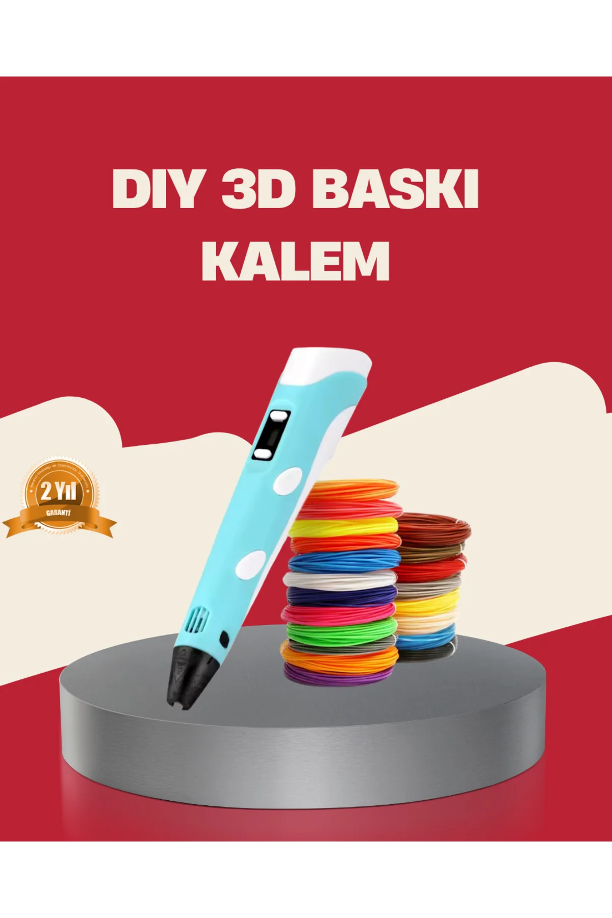 Çocuklar İçin Güvenli 3D Yazıcı Kalem