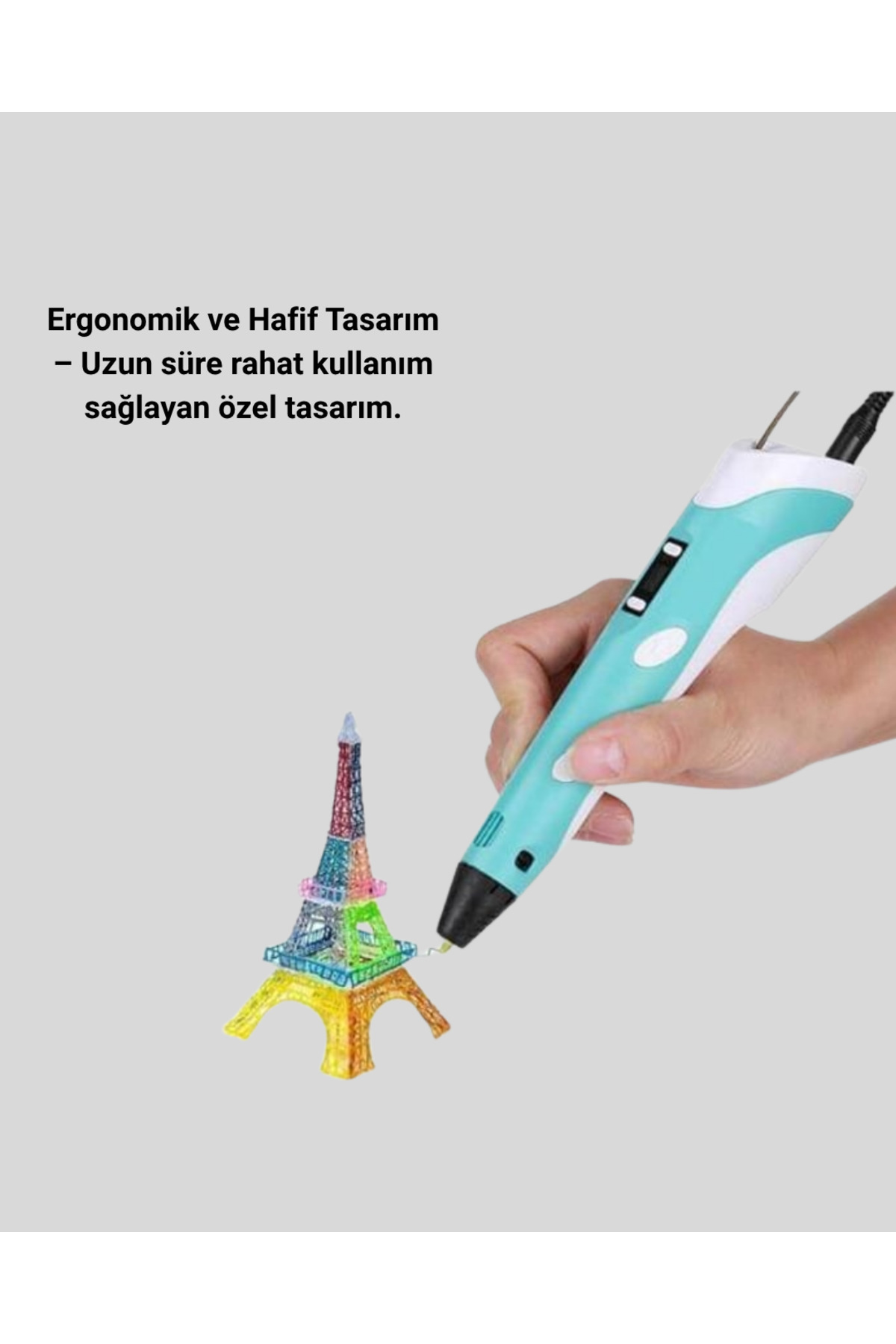 Çocuklar İçin Güvenli 3D Yazıcı Kalem - Lisinya