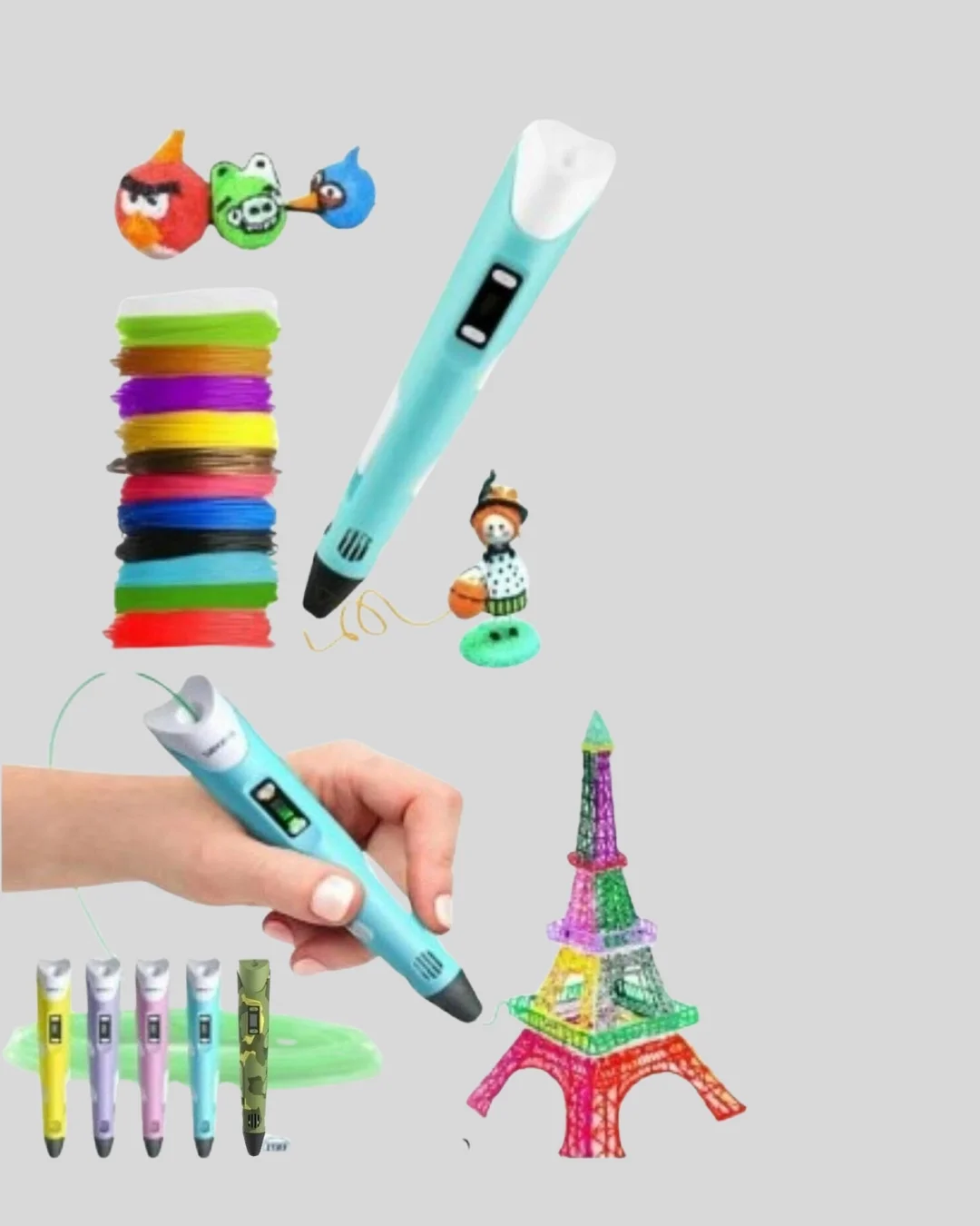 Çocuklar İçin Güvenli 3D Yazıcı Kalem