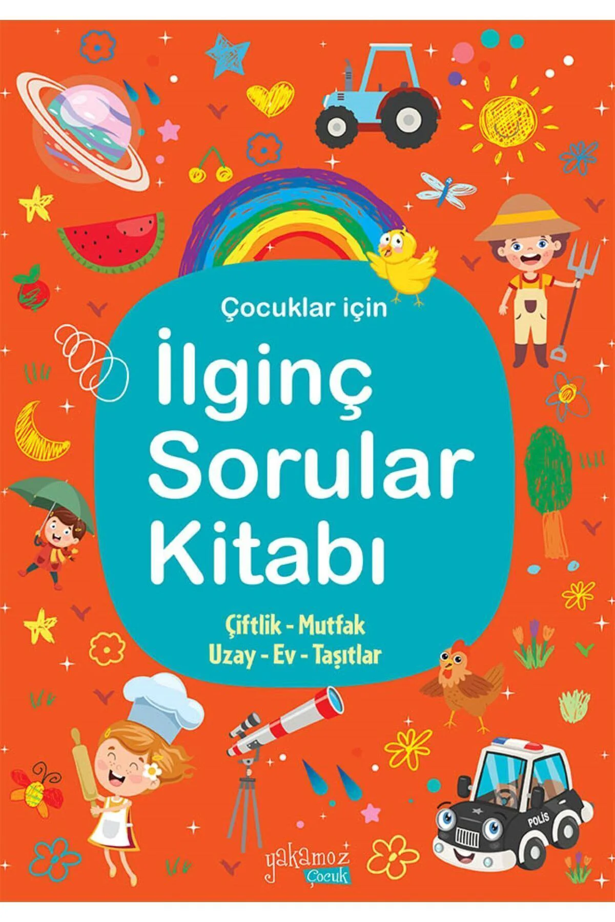 Çocuklar İçin İlginç Sorular Kitabı - Turuncu