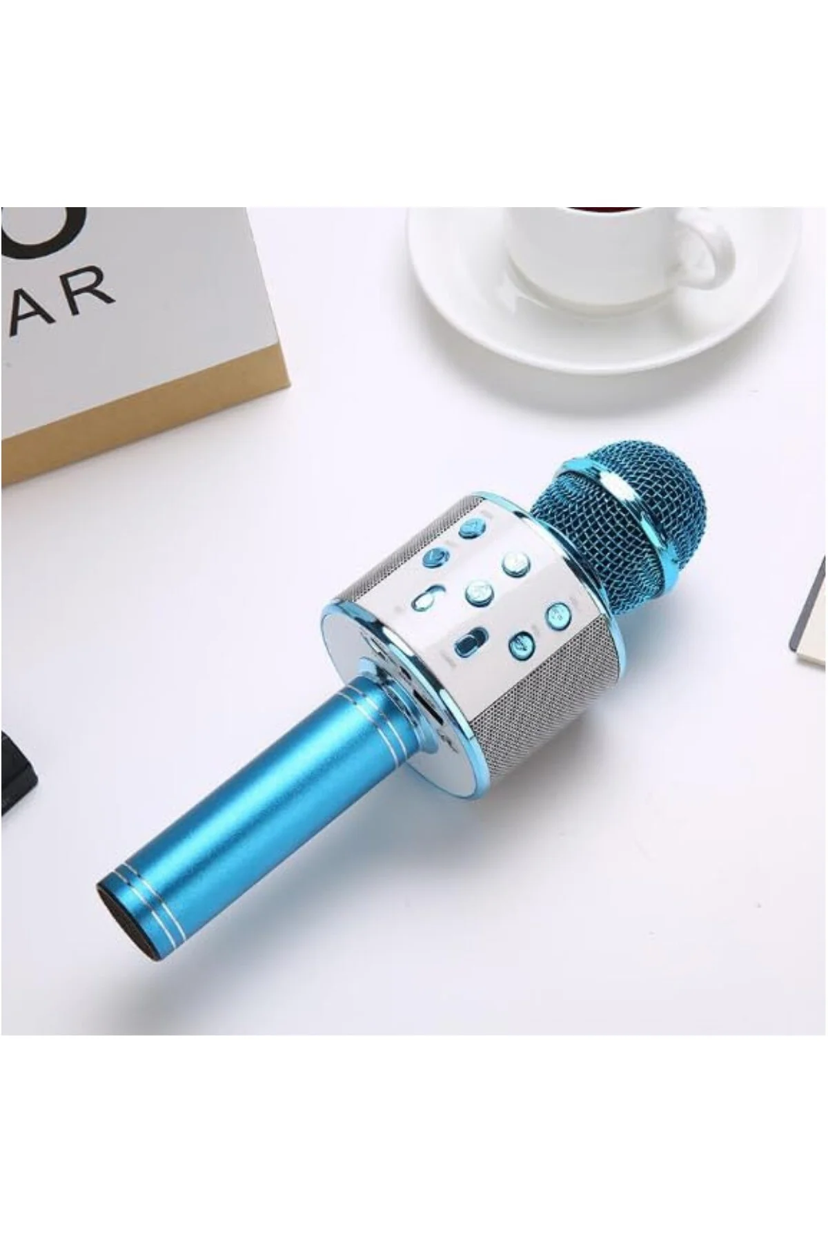 Çocuklar İçin Karaoke Mikrofon Bluetoothlu Mikrofon Speaker Yetiş