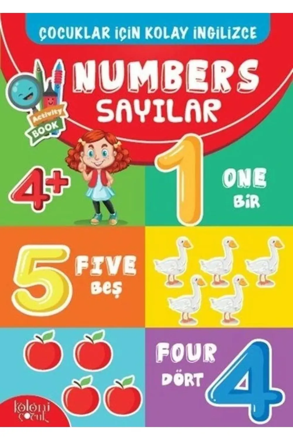 Çocuklar İçin Kolay İngilizce Numbers Sayılar